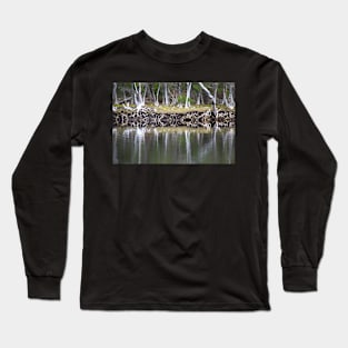 Reflections Along Melaleuca Creek Long Sleeve T-Shirt